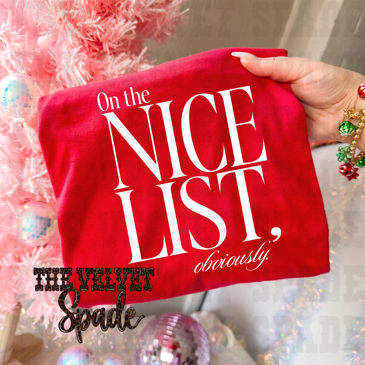 ON THE NICE LIST TEE