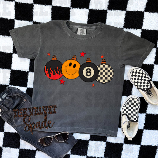 RETRO FLAME ORNAMENT TEE